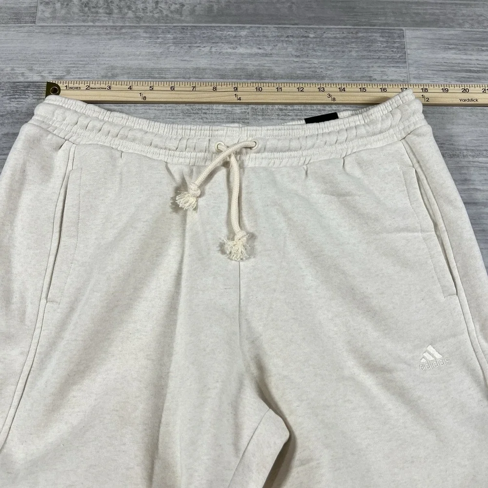 Adidas Women's XL All SZN Sweatpants Loose Fit Straight Leg IC6460 Cream Color‎